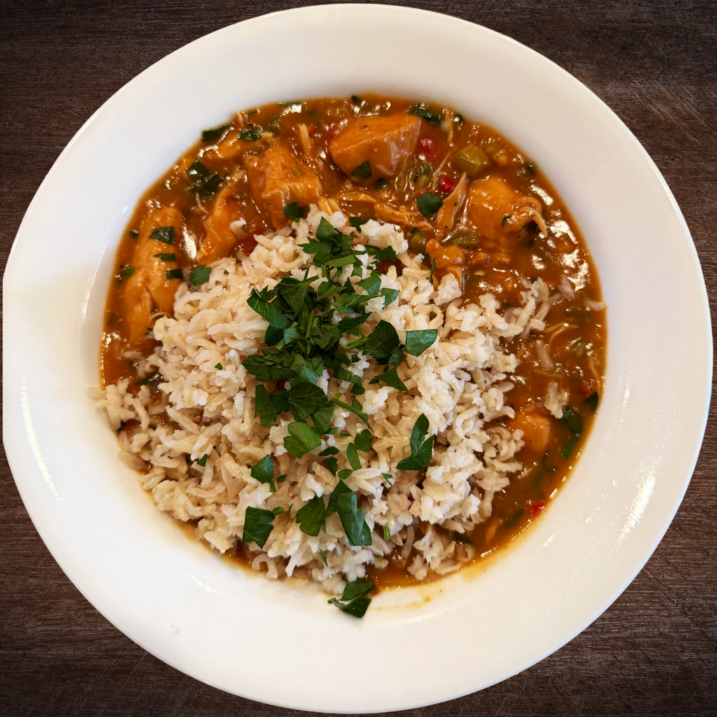 Chicken Etouffee in Steamboat Springs Colorado